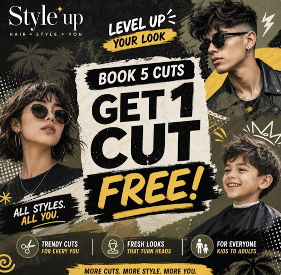 Salon promotion created with PromoGen